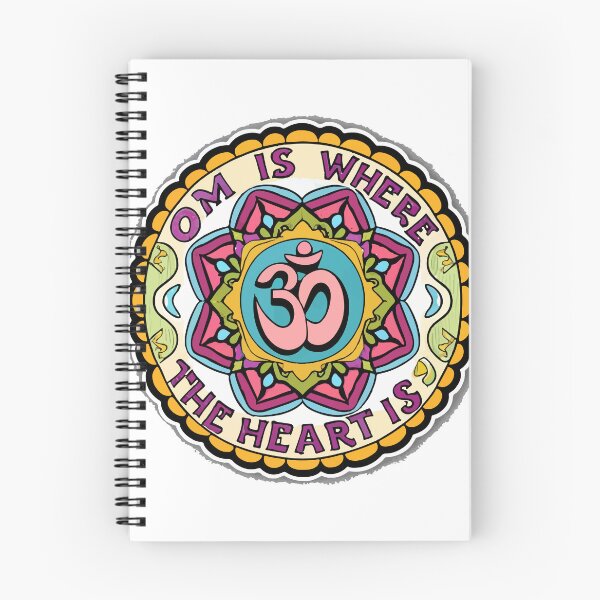 Item preview, Colorful Om Mandala - Om is Where the Heart Is designed and sold by NiftyWrx.