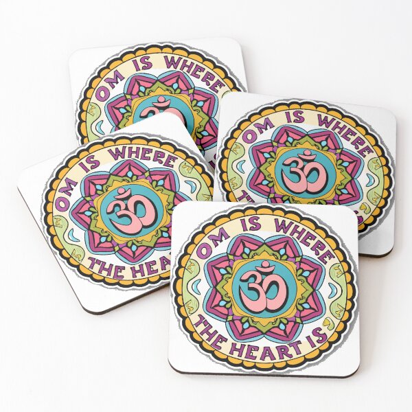 Item preview, Colorful Om Mandala - Om is Where the Heart Is designed and sold by NiftyWrx.