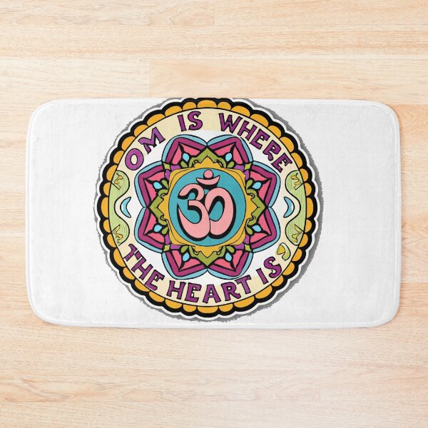 Item preview, Colorful Om Mandala - Om is Where the Heart Is designed and sold by NiftyWrx.