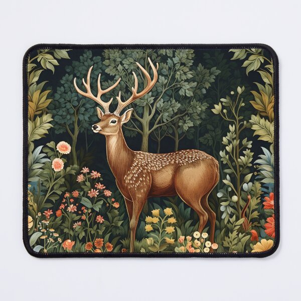 Item preview, Vintage Forest Deer William Morris Style designed and sold by Marina3333.
