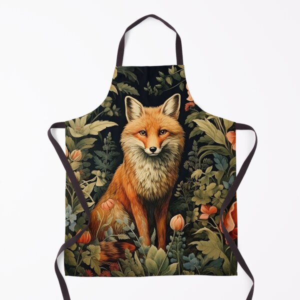 Item preview, Vintage Forest Fox William Morris Style designed and sold by Marina3333.