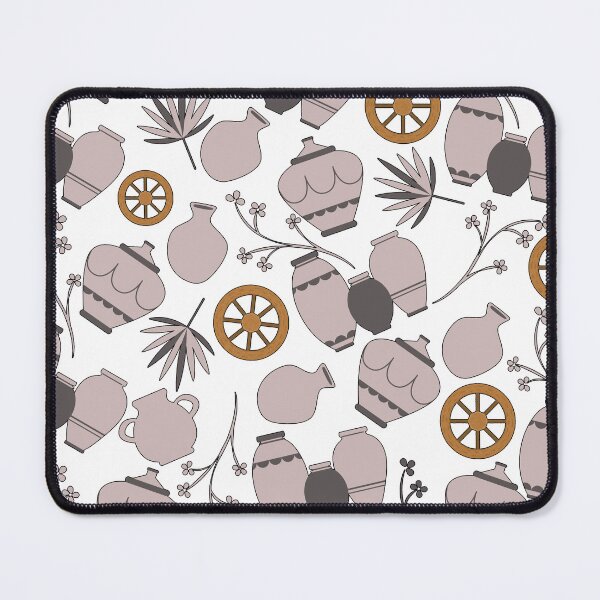 Item preview, clay pots pottery ceramic kiln artist floral love for pottery pattern designed and sold by DesignYourWaystore.