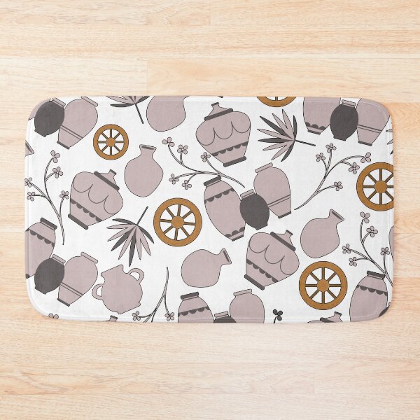 Item preview, clay pots pottery ceramic kiln artist floral love for pottery pattern designed and sold by DesignYourWaystore.