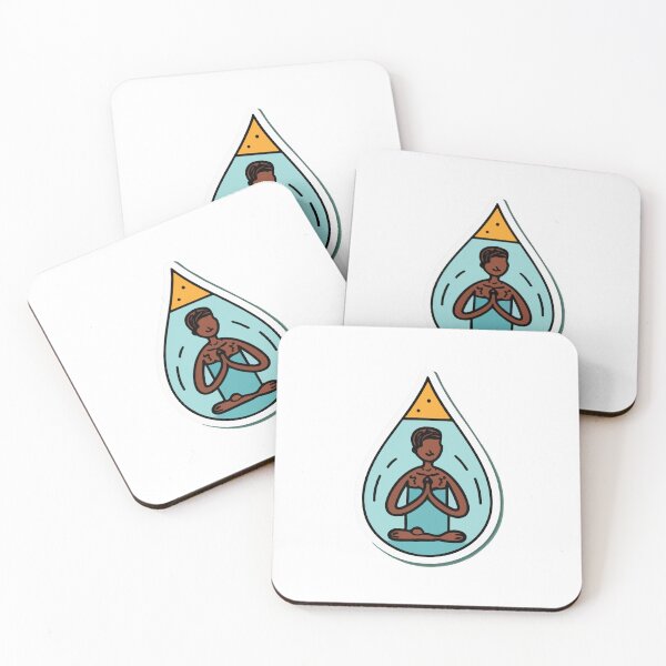 Item preview, Zen Meditation Water Drop Illustration designed and sold by NiftyWrx.