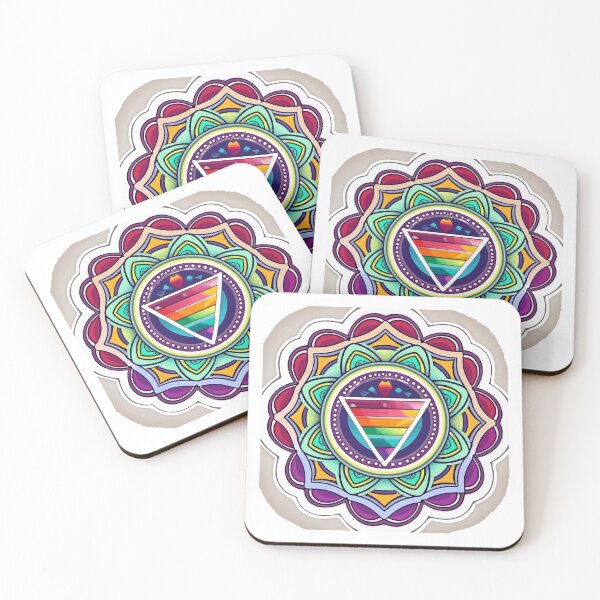 Item preview, Colorful Seven Chakras Geometric Pattern designed and sold by NiftyWrx.