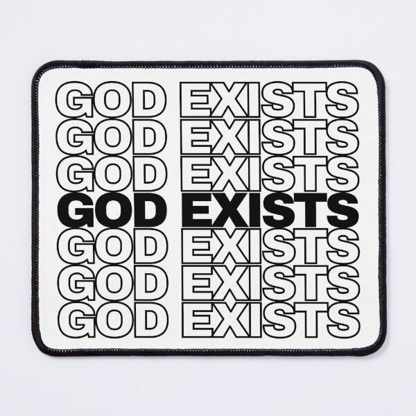 Item preview, God Exists - design with proven fact of God's existence. designed and sold by GraphicDream.