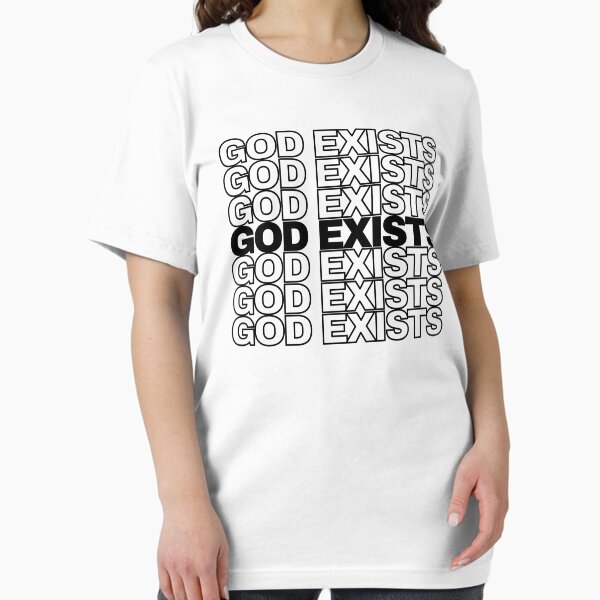 Item preview, God Exists - design with proven fact of God's existence. designed and sold by GraphicDream.