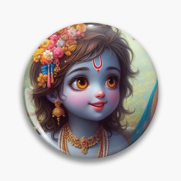 Item preview, Beautiful Radha Krishna Sitting in Vrindavan Forest designed and sold by VrindaArts.
