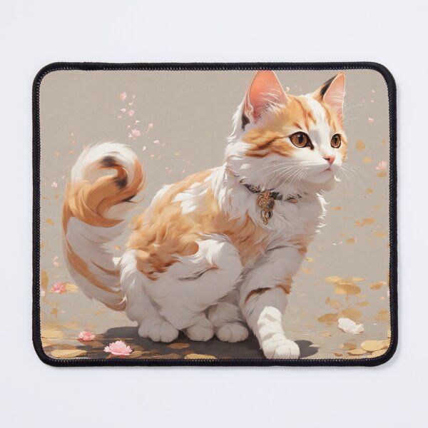 Item preview, Whiskered Anime Feline Delight designed and sold by Sadia Jannat.