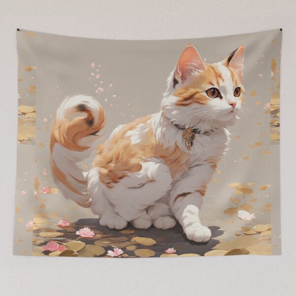 Item preview, Whiskered Anime Feline Delight designed and sold by Sadia  Jannat.