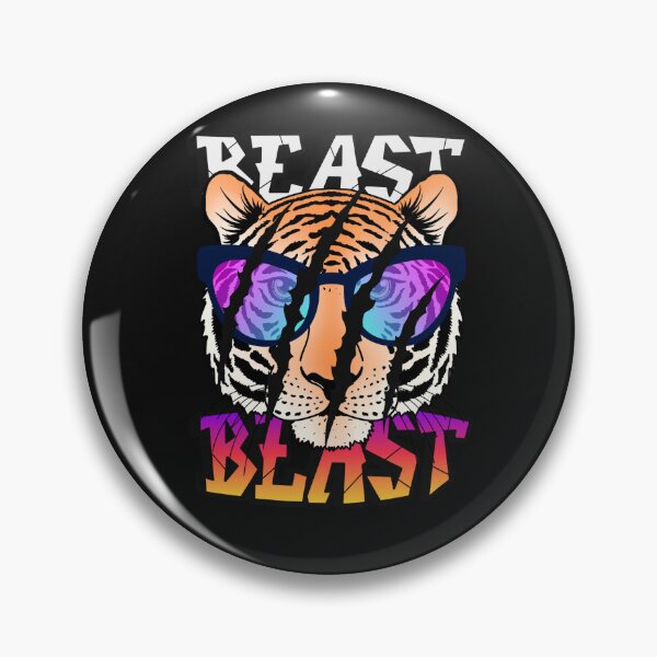 Item preview, Beast funny tiger designed and sold by ShopTwentyFour.