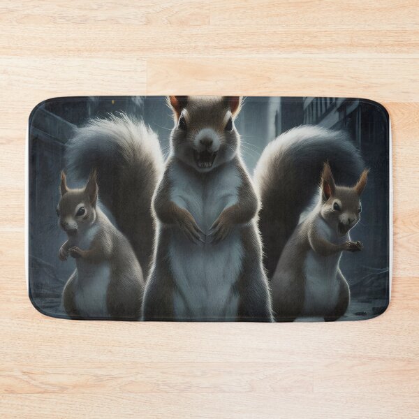 Item preview, Squirrels on guard. designed and sold by MyHappyArtShop.