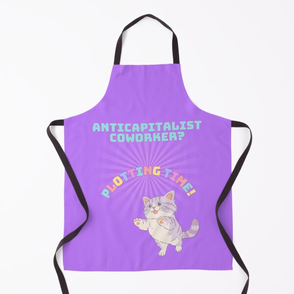 Item preview, Anticapitalist Coworker? Plotting Time! Print - Unicorn Colors Print designed and sold by TheActivistSpot.