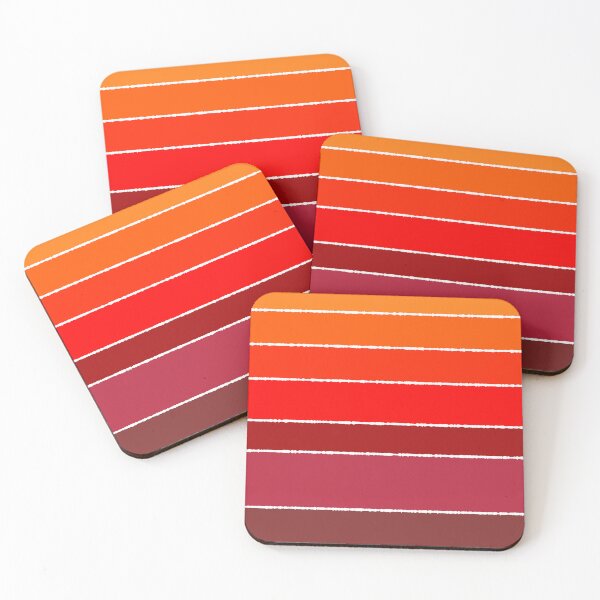 Item preview, Warm Autumn Masked Stripes  designed and sold by JaygiesDesign.