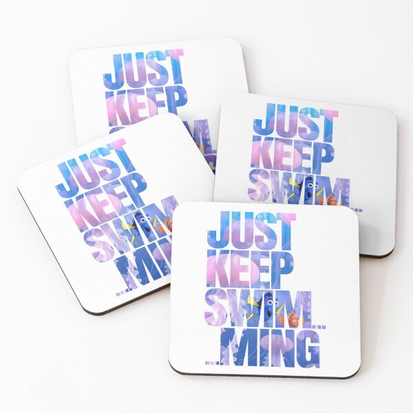 Item preview, Just Keep Swimming designed and sold by HuckleberryArts.