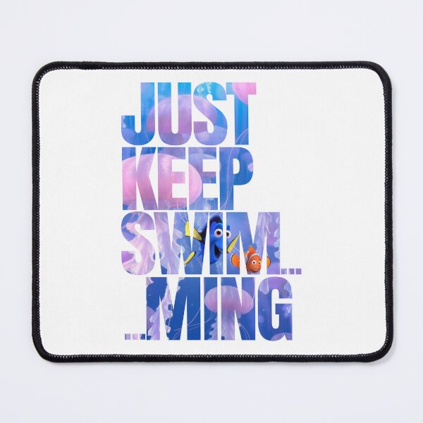 Item preview, Just Keep Swimming designed and sold by HuckleberryArts.