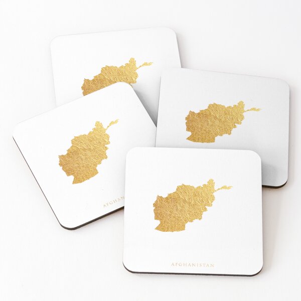 Item preview, Afghanistan Gold Map designed and sold by ArtPrints.