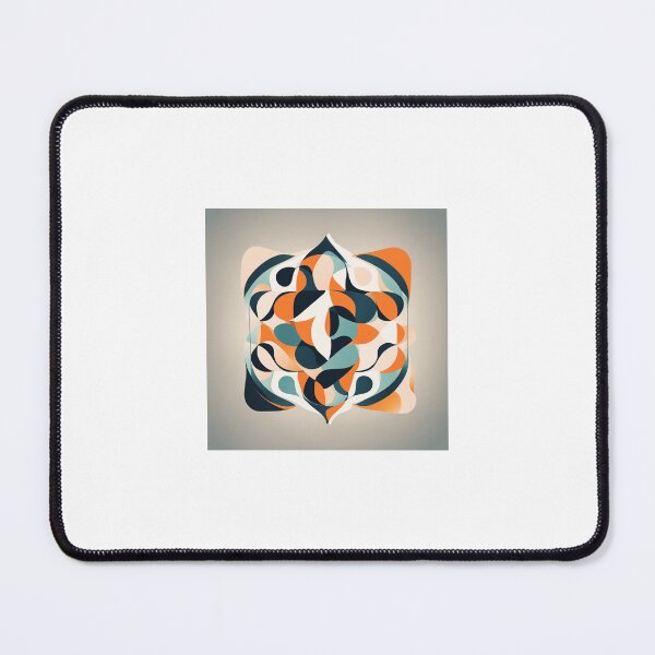 Item preview, Blue and Orange Abstract Pattern designed and sold by MinuitSeven.