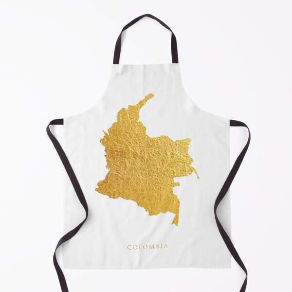 Item preview, Colombia Gold Map designed and sold by ArtPrints.
