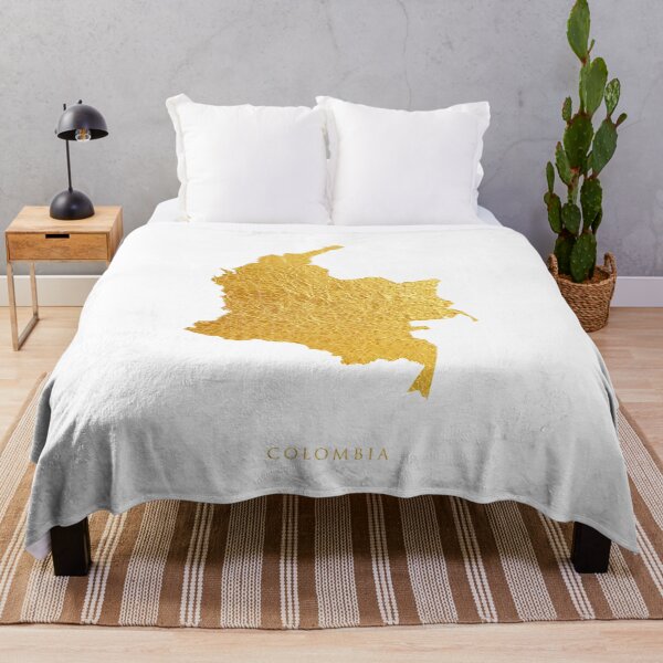 Item preview, Colombia Gold Map designed and sold by ArtPrints.