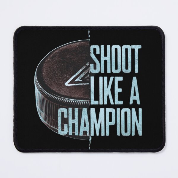 Item preview, Shoot Like A Champion Ice Hockey Puck designed and sold by BoughtTheTShirt.