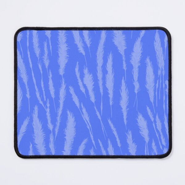 Item preview, Pale Blue Grunge Style Wild Grasses on Blue Background designed and sold by Beachy.