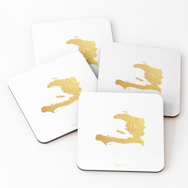 Item preview, Haiti Gold Map designed and sold by ArtPrints.