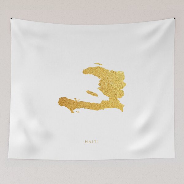 Item preview, Haiti Gold Map designed and sold by ArtPrints.