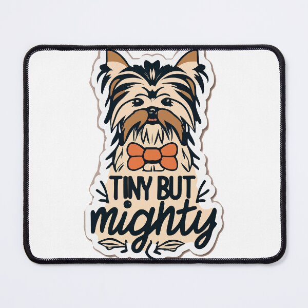 Item preview, Tiny but Mighty Yorkshire Terrier with Bow Tie designed and sold by NiftyWrx.