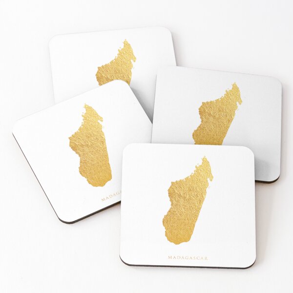Item preview, Madagascar Gold Map designed and sold by ArtPrints.