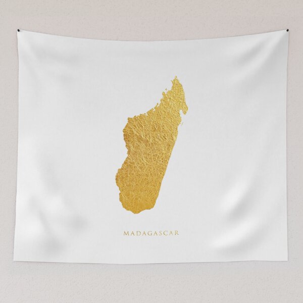 Item preview, Madagascar Gold Map designed and sold by ArtPrints.