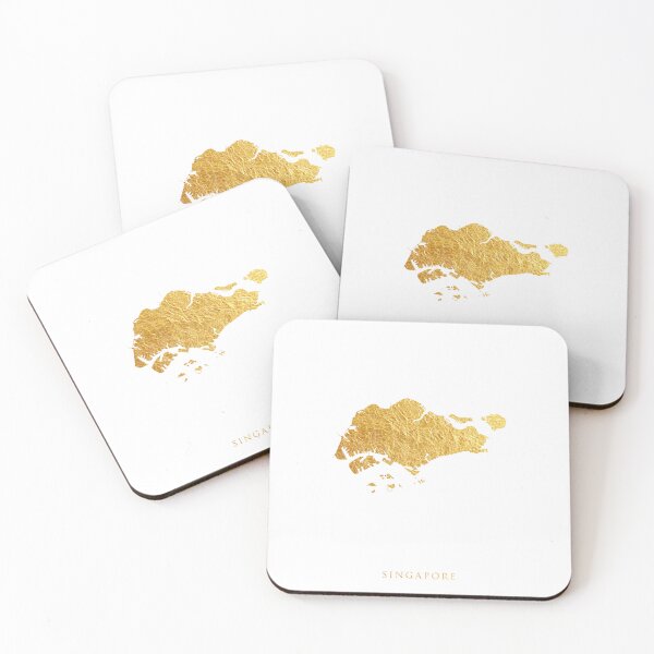 Item preview, Singapore Gold Map designed and sold by ArtPrints.