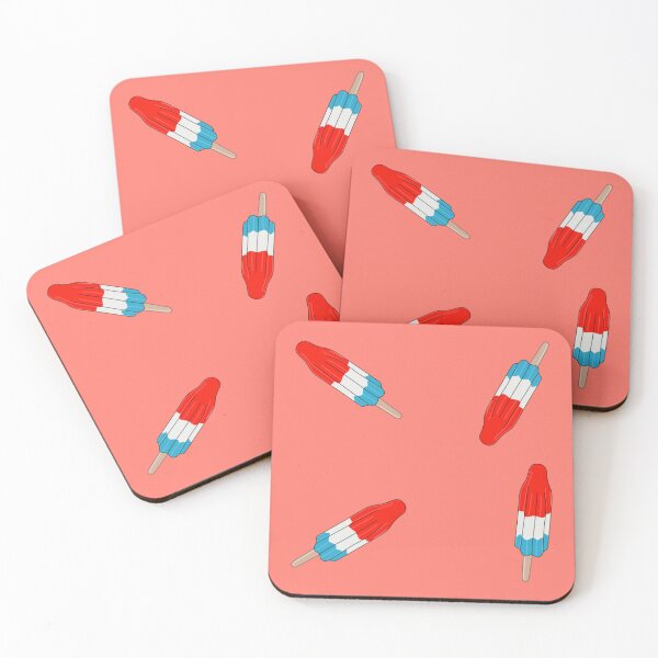 Item preview, Rocket pop bomb popsicles on red designed and sold by BowditchDesigns.
