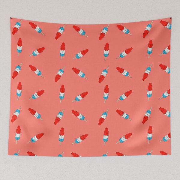Item preview, Rocket pop bomb popsicles on red designed and sold by BowditchDesigns.