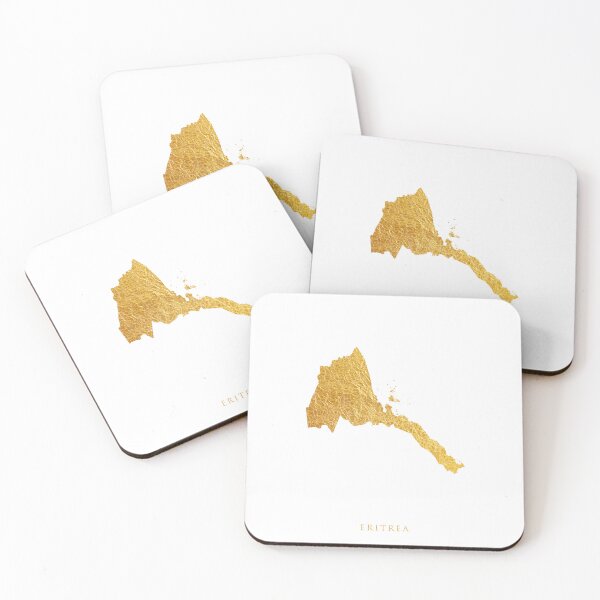 Item preview, Eritrea Gold Map designed and sold by ArtPrints.