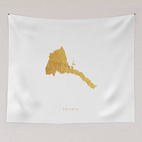 Item preview, Eritrea Gold Map designed and sold by ArtPrints.