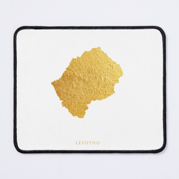 Item preview, Lesotho Gold Map designed and sold by ArtPrints.