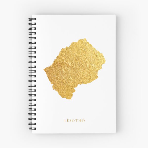 Item preview, Lesotho Gold Map designed and sold by ArtPrints.