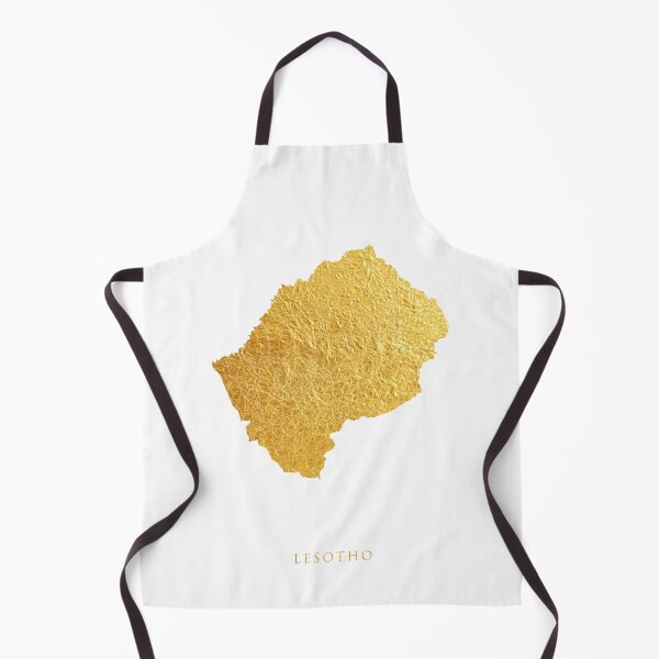 Item preview, Lesotho Gold Map designed and sold by ArtPrints.