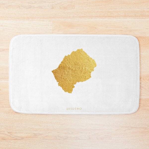 Item preview, Lesotho Gold Map designed and sold by ArtPrints.