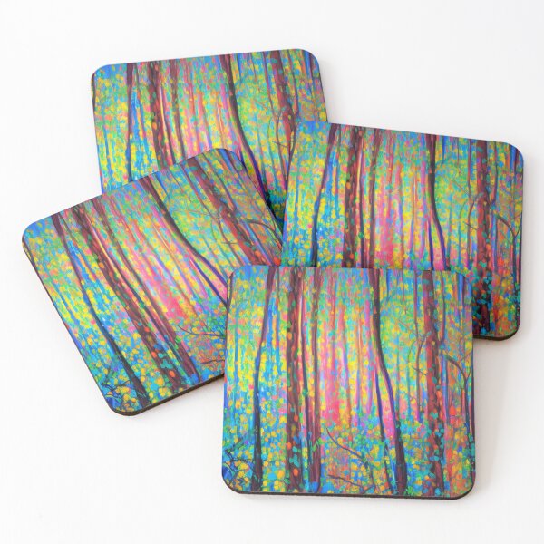 Item preview, Chromatic Fragmented Forest designed and sold by raviolli000.