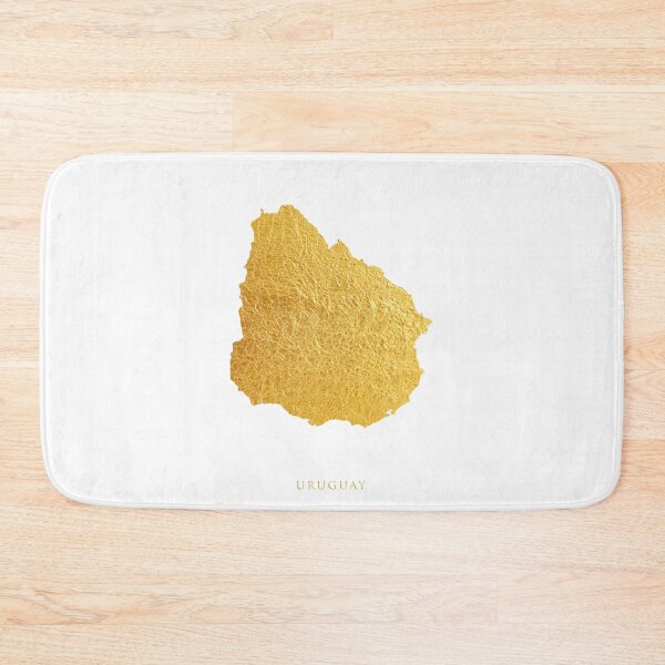 Item preview, Uruguay Gold Map designed and sold by ArtPrints.