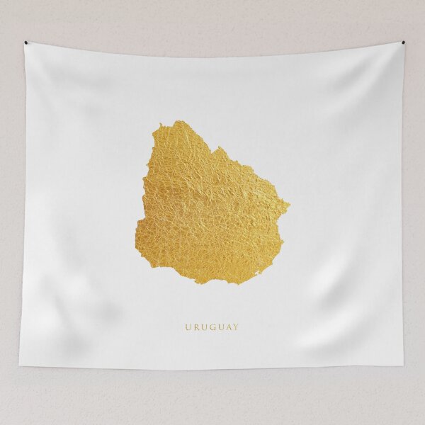 Item preview, Uruguay Gold Map designed and sold by ArtPrints.