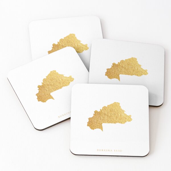 Item preview, Burkina Faso Gold Map designed and sold by ArtPrints.