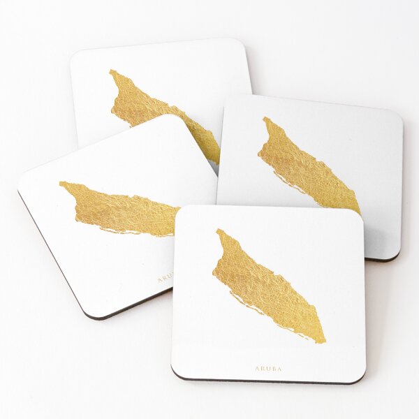 Item preview, Aruba Gold Map designed and sold by ArtPrints.
