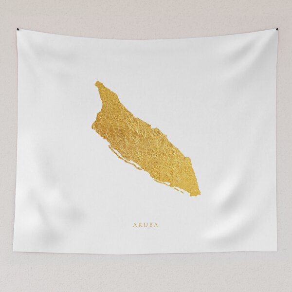 Item preview, Aruba Gold Map designed and sold by ArtPrints.