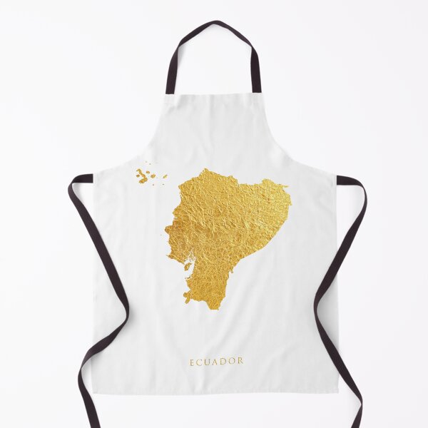 Item preview, Ecuador Gold Map designed and sold by ArtPrints.