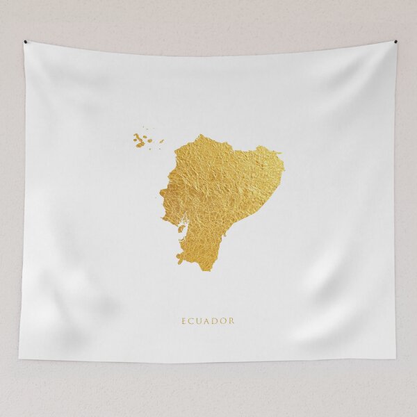 Item preview, Ecuador Gold Map designed and sold by ArtPrints.