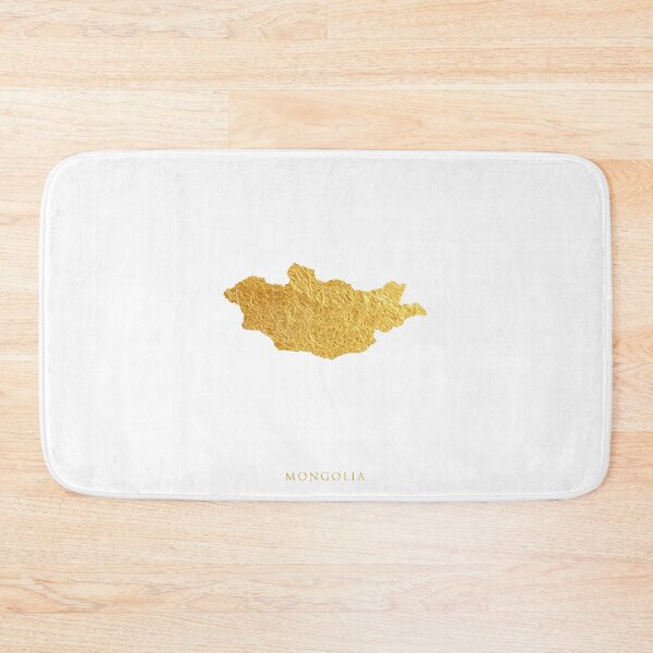 Item preview, Mongolia Gold Map designed and sold by ArtPrints.