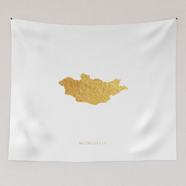 Item preview, Mongolia Gold Map designed and sold by ArtPrints.